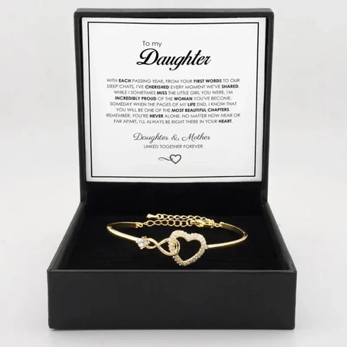"To My Daughter" Forever Connected Bracelet Gift Set