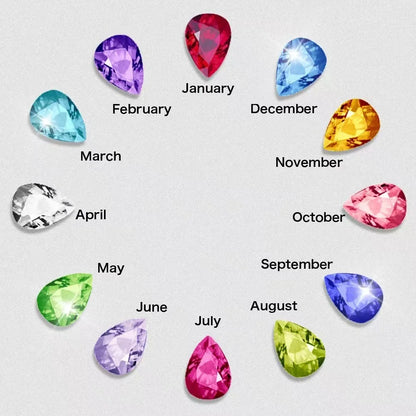 Always Yours – Birthstone Heart Necklace